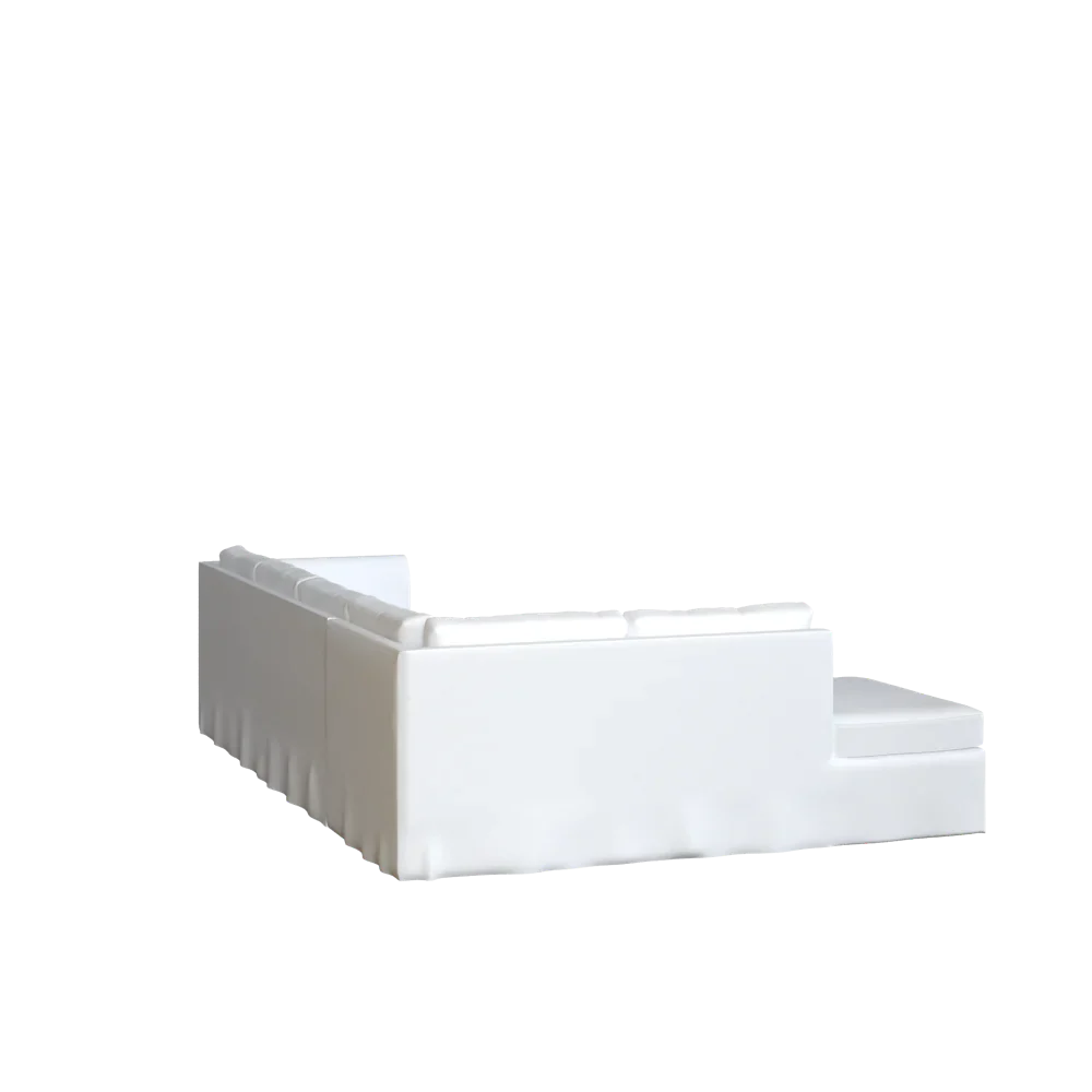 The Bradley Bumper Chaise Sectional - Slipcover Only - Image 15