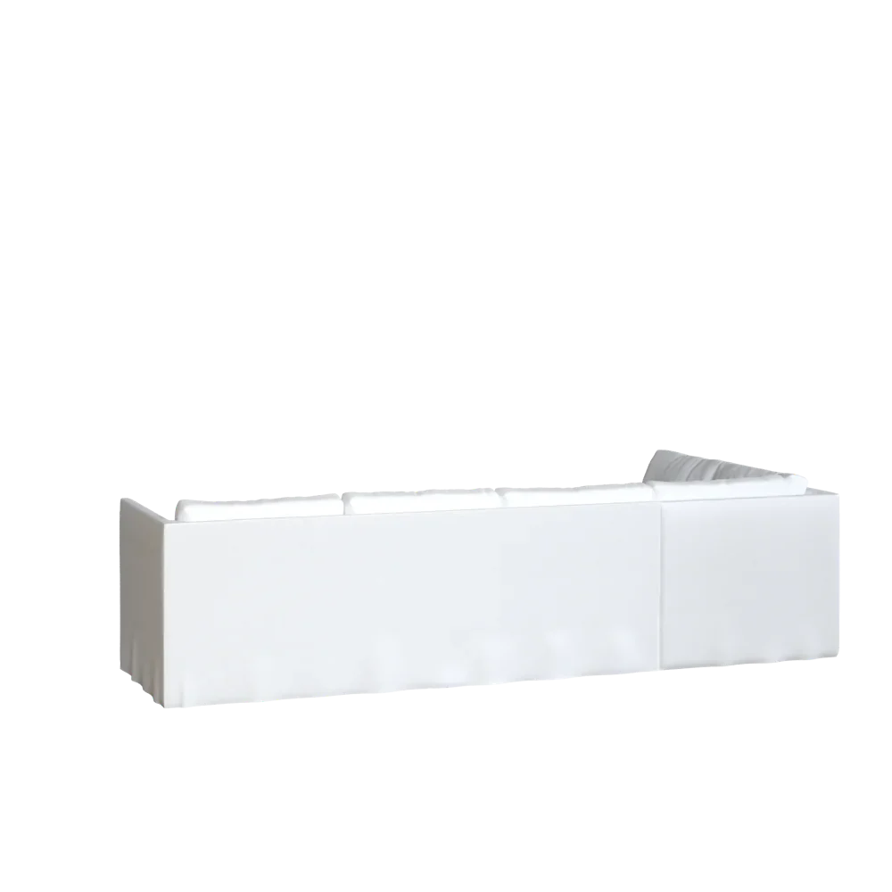 The Bradley Bumper Chaise Sectional - Slipcover Only - Image 9
