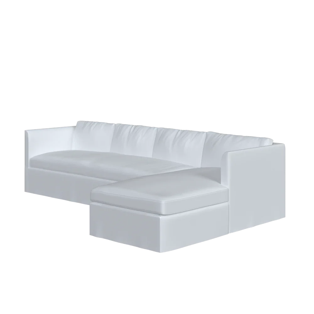 The Bradley Chaise Sectional - Slipcover Only - Image 72